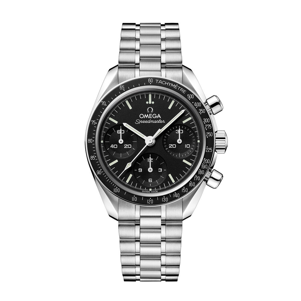 OMEGA Speedmaster 38mm Black Dial Steel Bracelet Watch