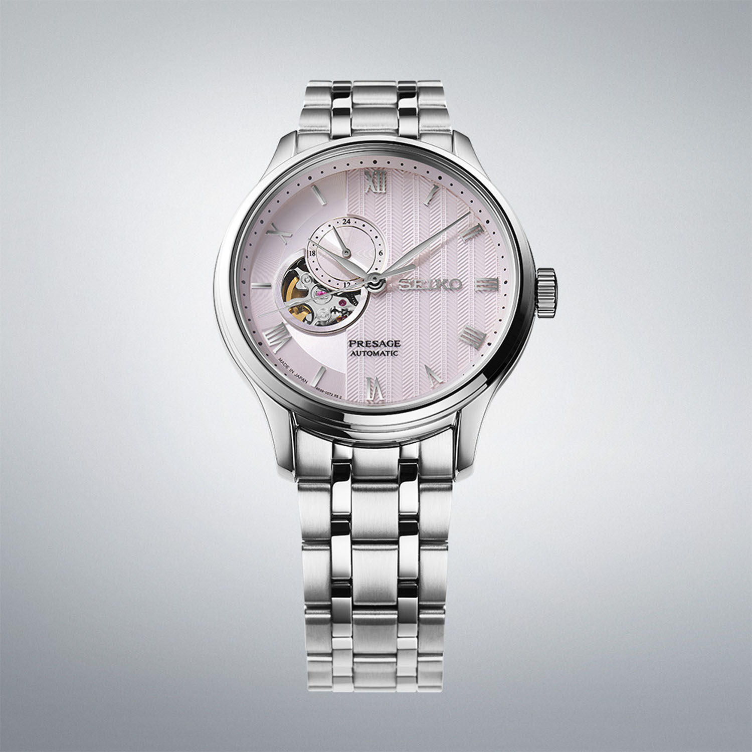 Seiko Presage Zen Garden Kyoto Cherry Blossom Steel Bracelet