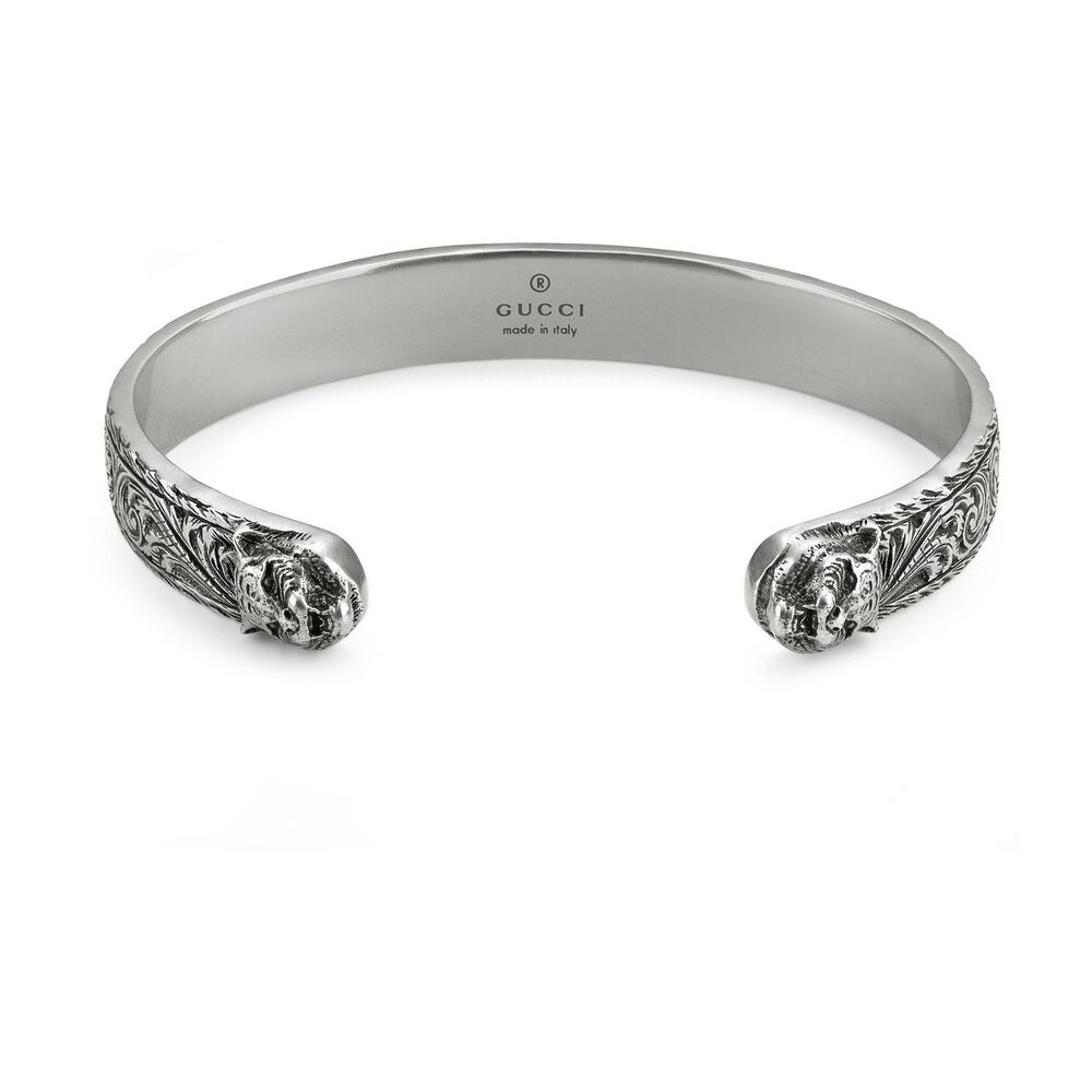 Gucci feline head bracelet clearance