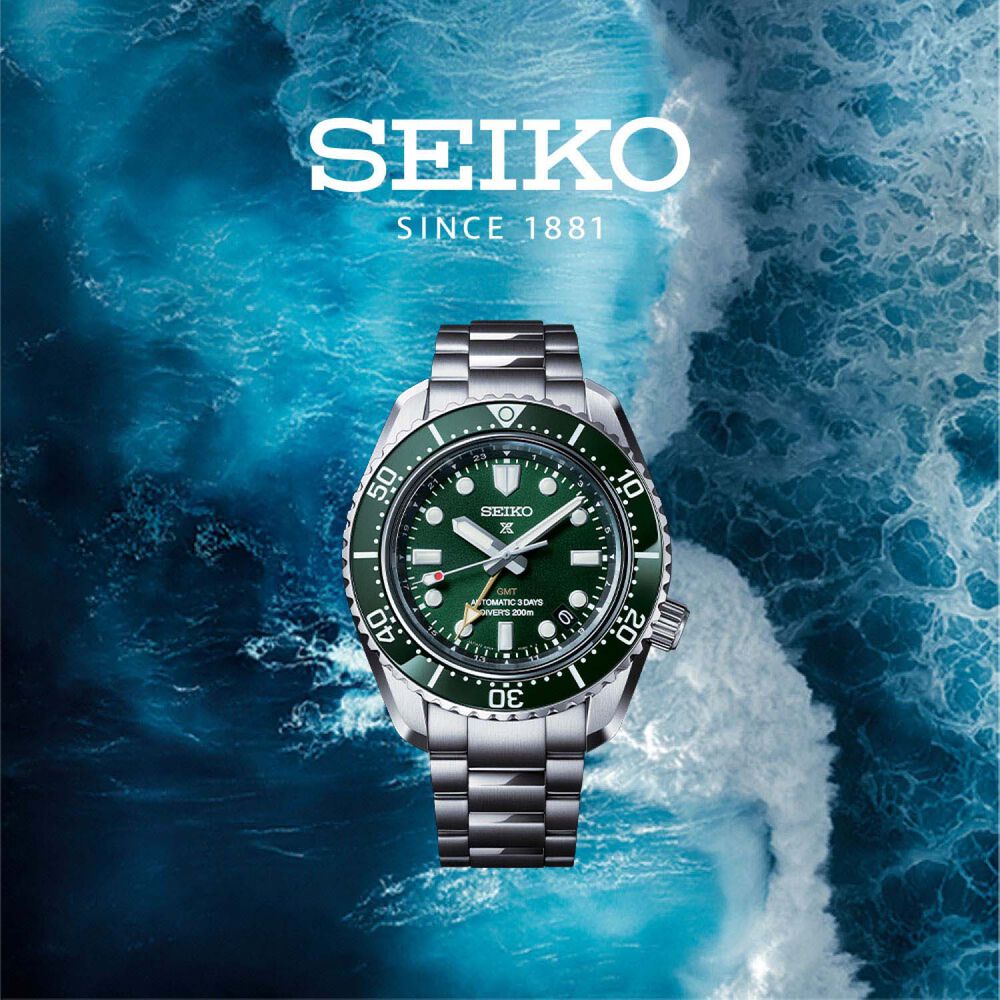 Seiko Prospex 1968 Edition 42mm Green Dial & Bezel Bracelet Watch image number 11