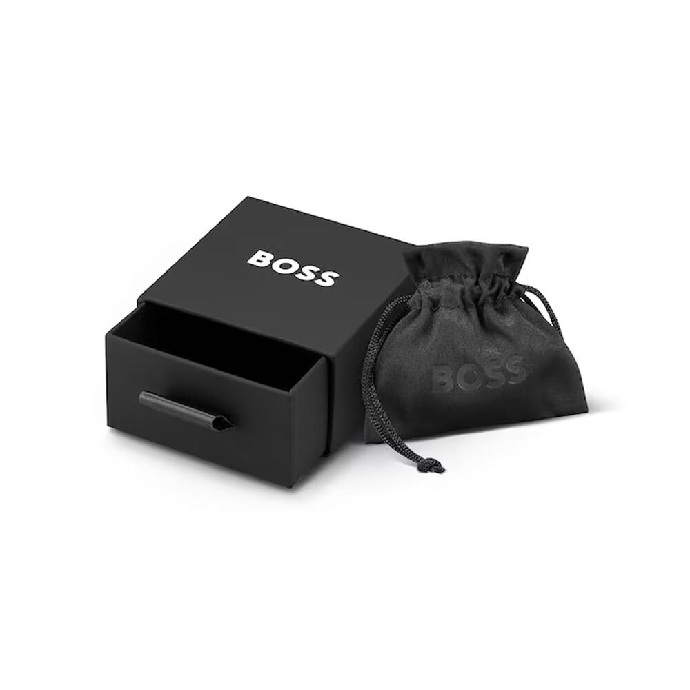 BOSS Leah Yellow Gold IP Freshwater Pearl Drop Earrings image number 1