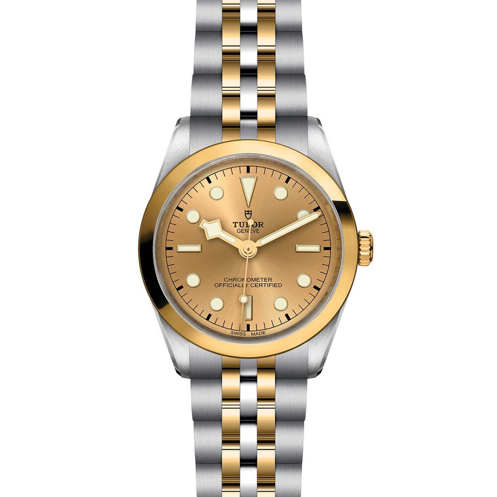 TUDOR Black Bay 36 S&G Champagne Dial Two Tone Bracelet Watch image number 1