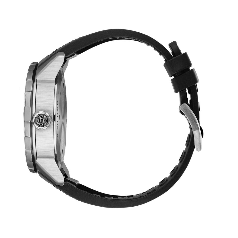 IWC Schaffhausen Aquatimer Automatic Black Dial Black Strap Watch image number 3