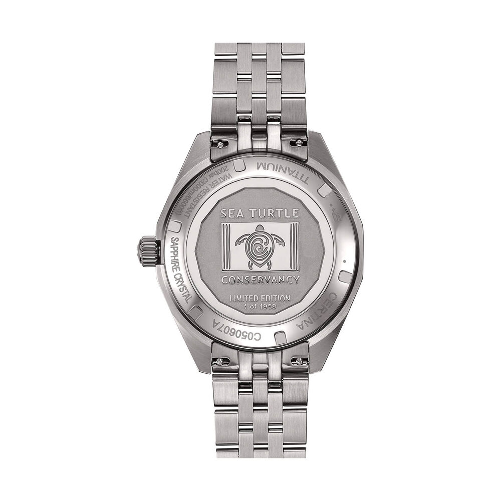 Certina DS Super PH2000M STC 43mm Blue Dial Titanium Bracelet Watch