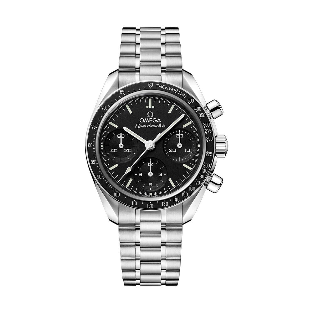 OMEGA Speedmaster 38mm Black Dial Steel Bracelet Watch