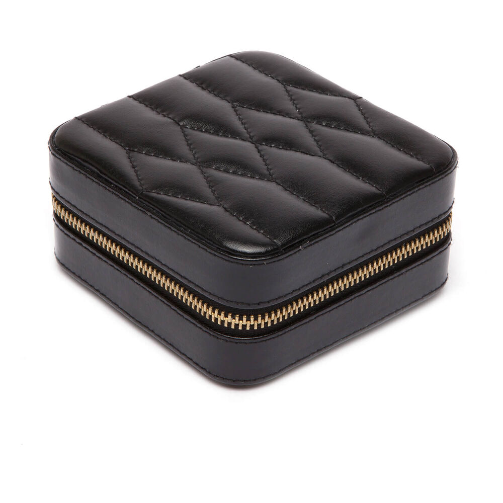 WOLF CAROLINE Black Zip Travel Case