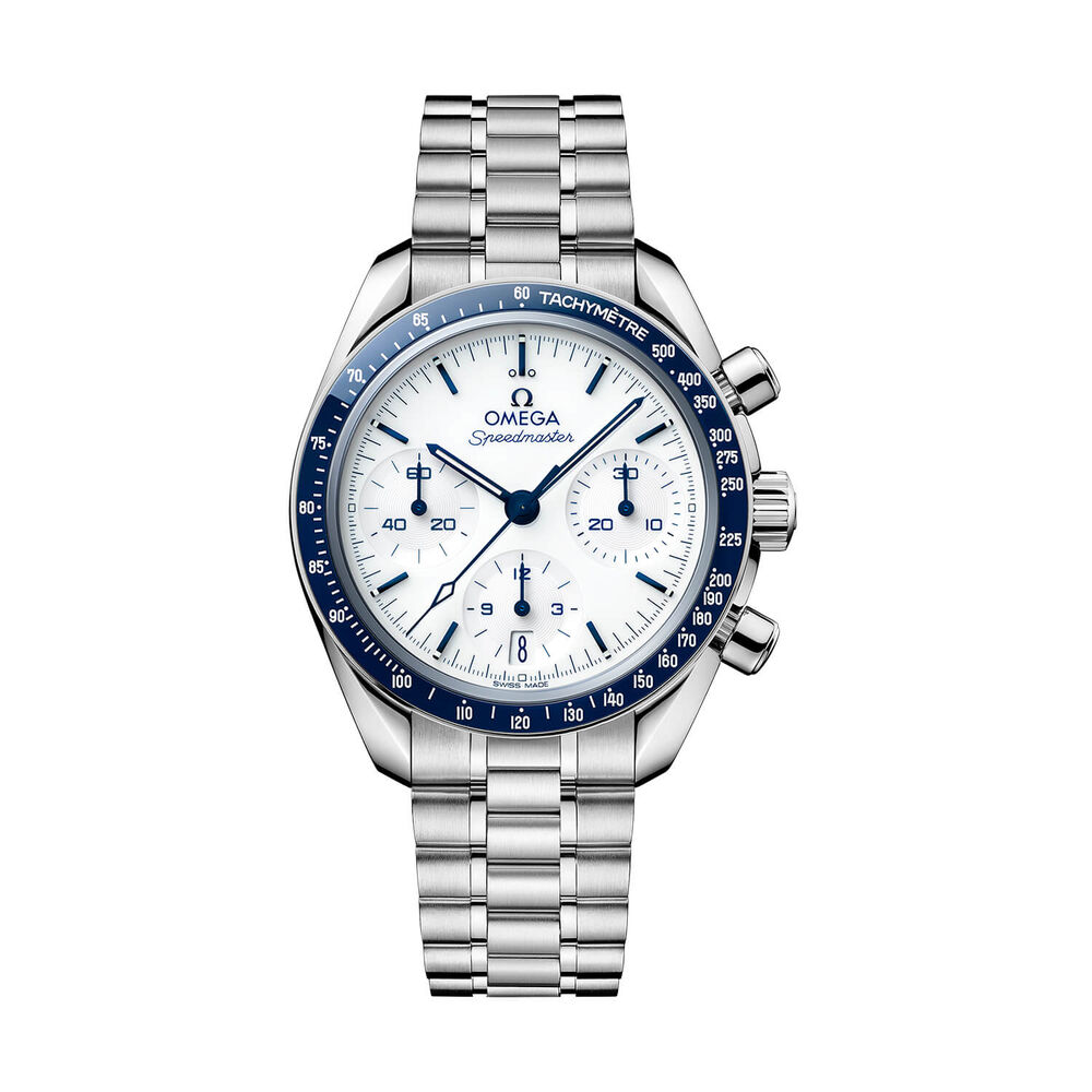 OMEGA Speedmaster 38mm White Dial Steel Bracelet Watch