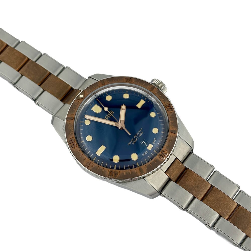 Pre-Owned Oris Divers 65 40mm Blue Dial Steel Bracelet Watch image number 1