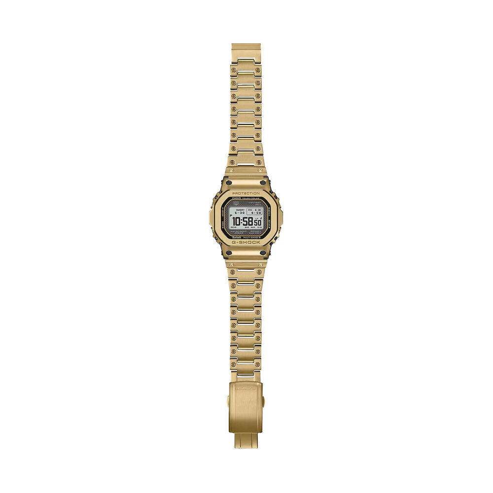 G-SHOCK Full Metal 5000 Series 49.3mm Black Dial & Gold Ion Plated Steel Bracelet Watch