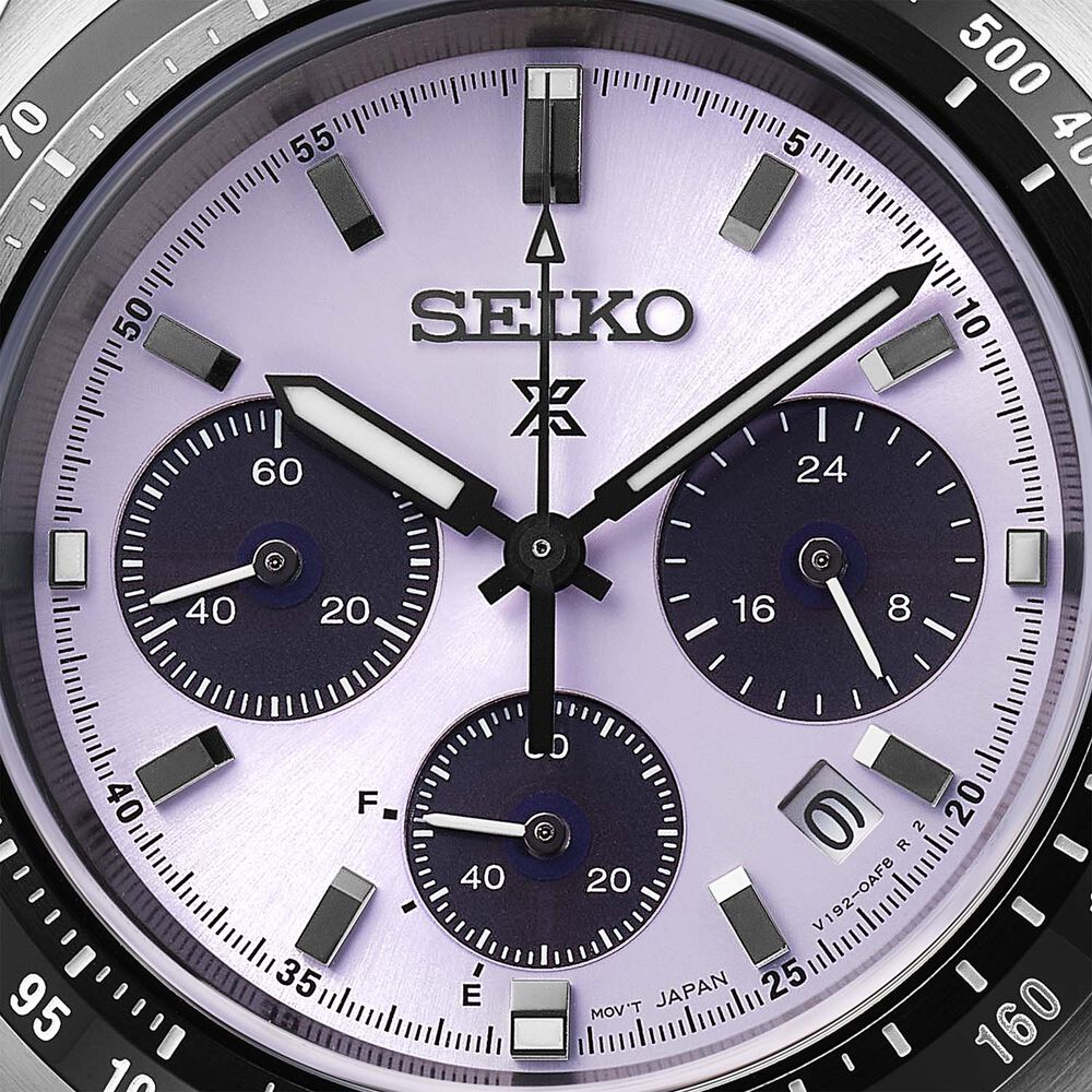 Seiko Prospex Speedtimer 2025 Tokyo World Athletics Championships Edition Edo Purple Watch