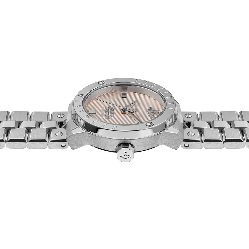 Vivienne Westwood Trellick 30mm Pink Dial Steel Bracelet Watch