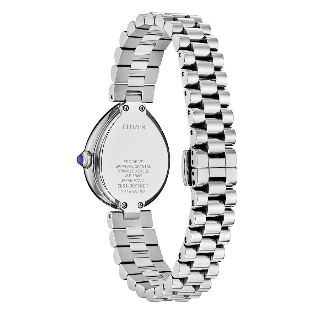 Citizen L Rainell 26x31mm Silver Dial Stainless Steel Bracelet Watch