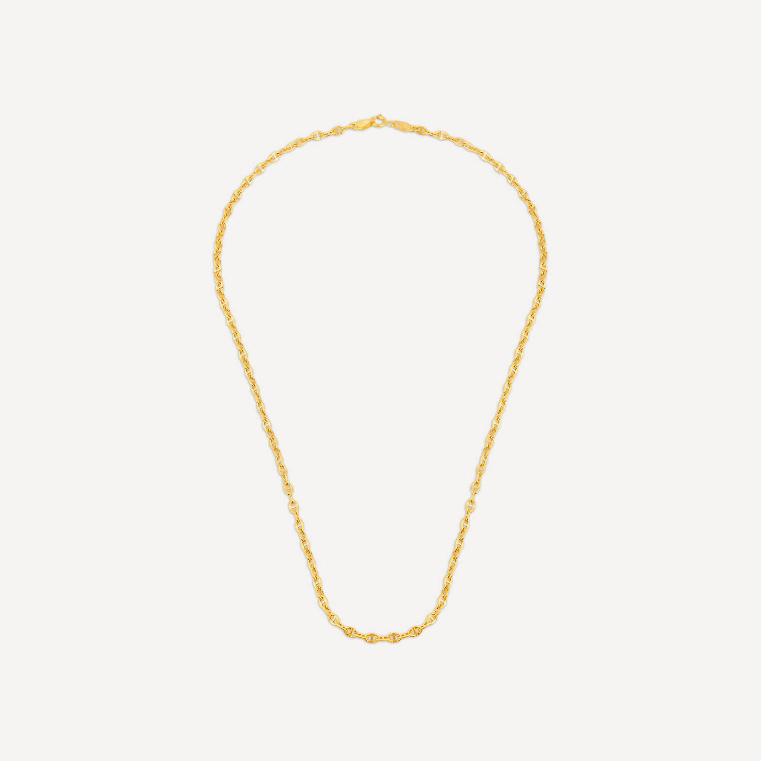 9ct Yellow Gold Gucci Style Link 16 Chain Necklace