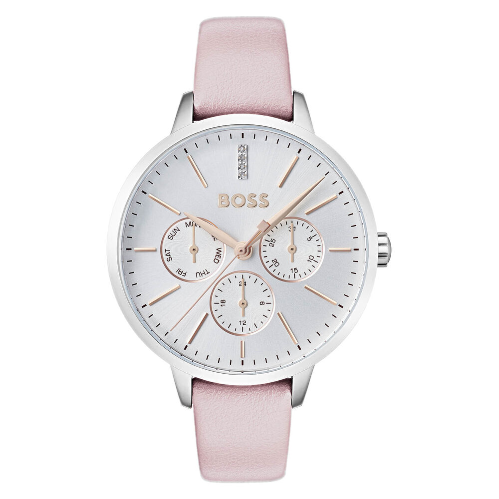 BOSS Symphony Rose Leather Ladies Watch