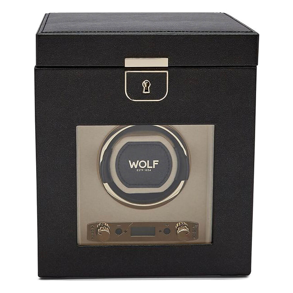 WOLF PALERMO Single Black Anthracite Watch Winder