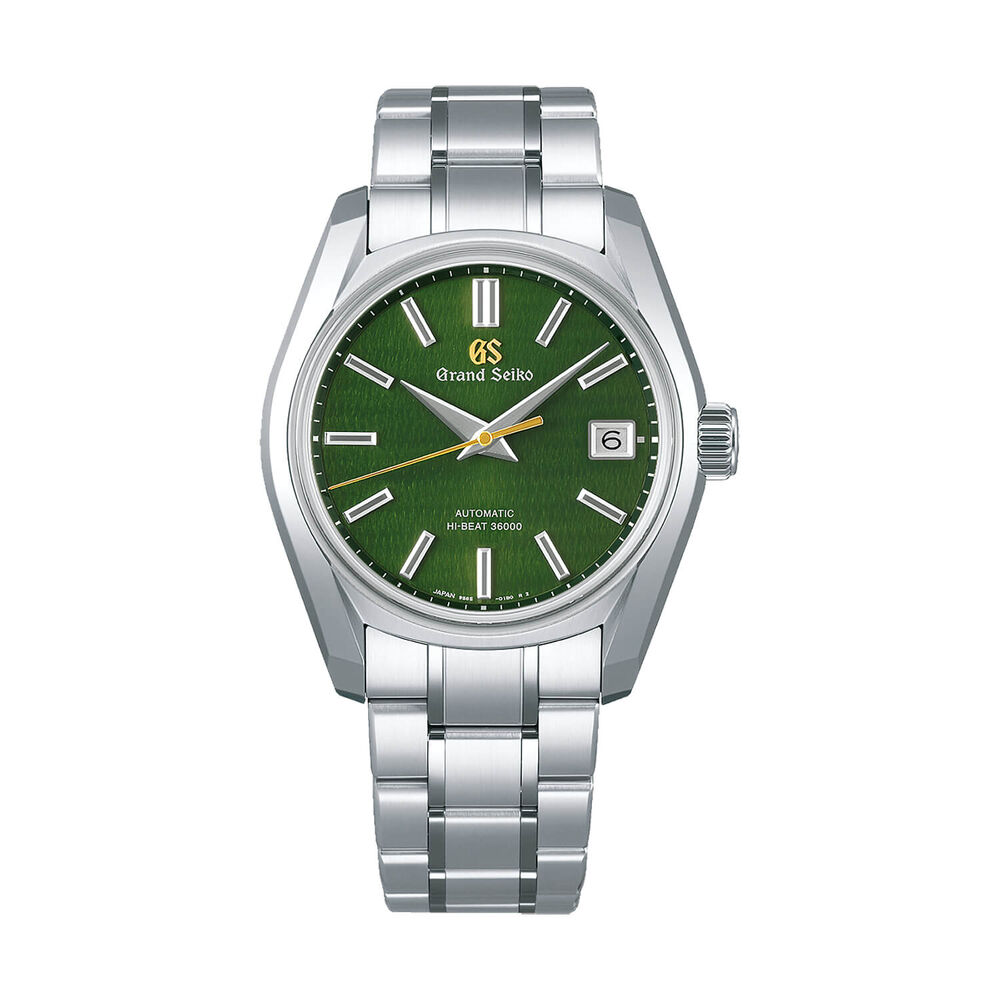 Grand Seiko Heritage 'Rikka – Early Summer' 62GS Hi-Beat 40mm Green Dial Steel Bracelet Watch