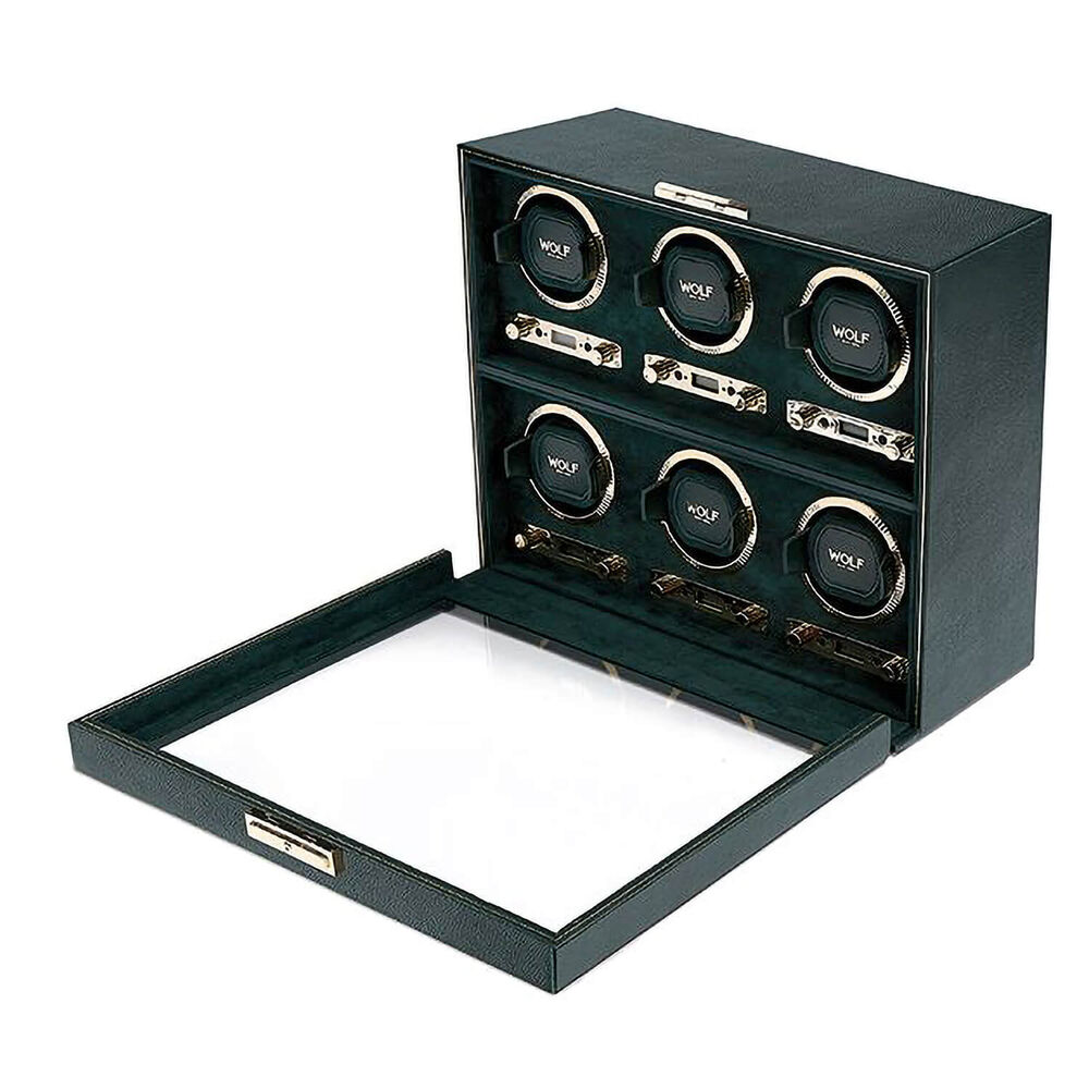 WOLF British Racing 6 Piece Watch Winder