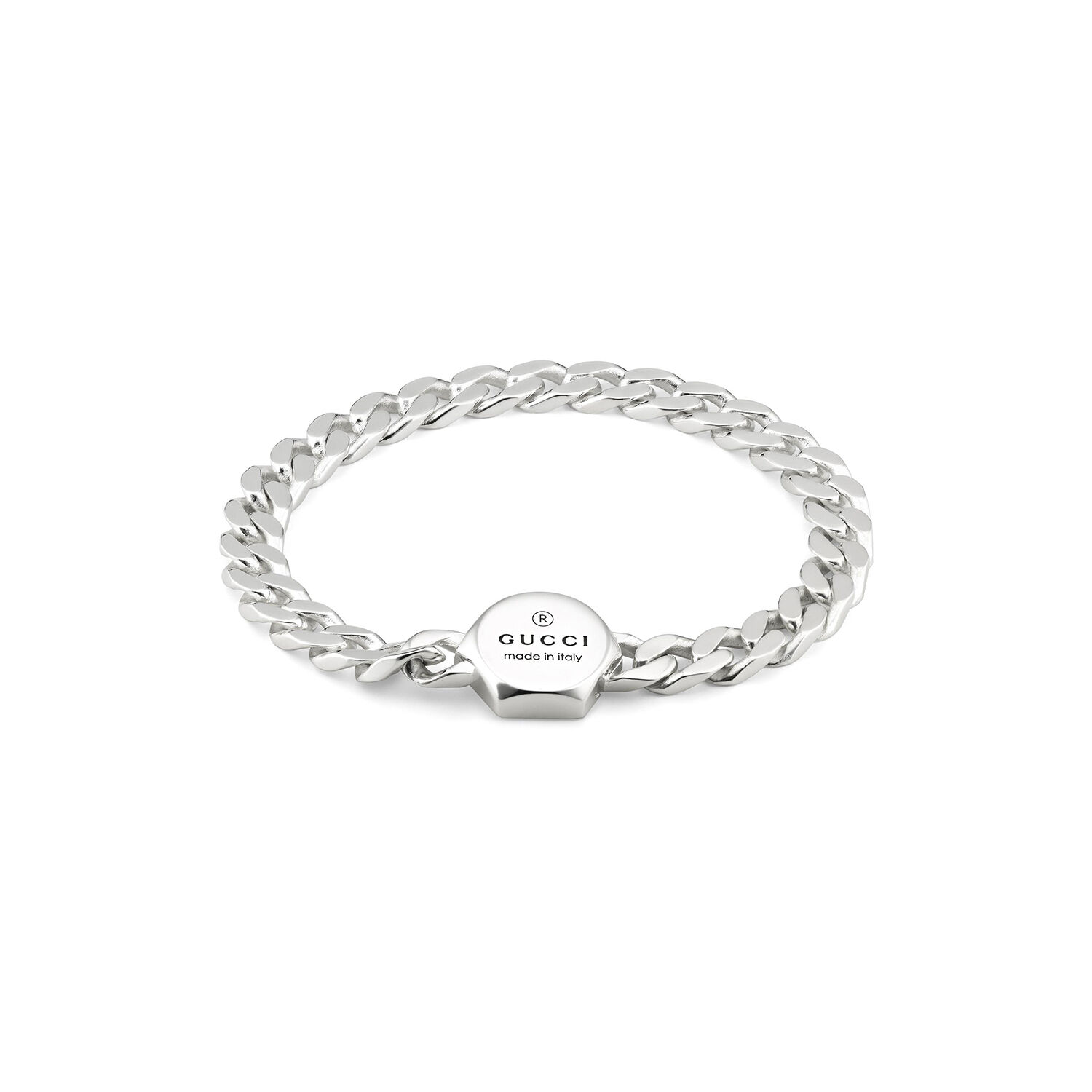 Sterling silver sales gucci chain