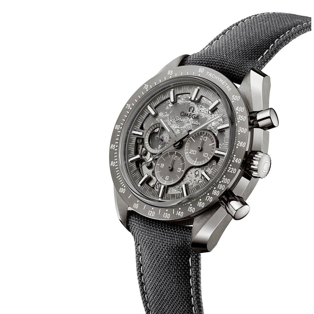 OMEGA Speedmaster Grey Side of The Moon 44.25mm Grey Ceramic Case Fabric Strap Watch