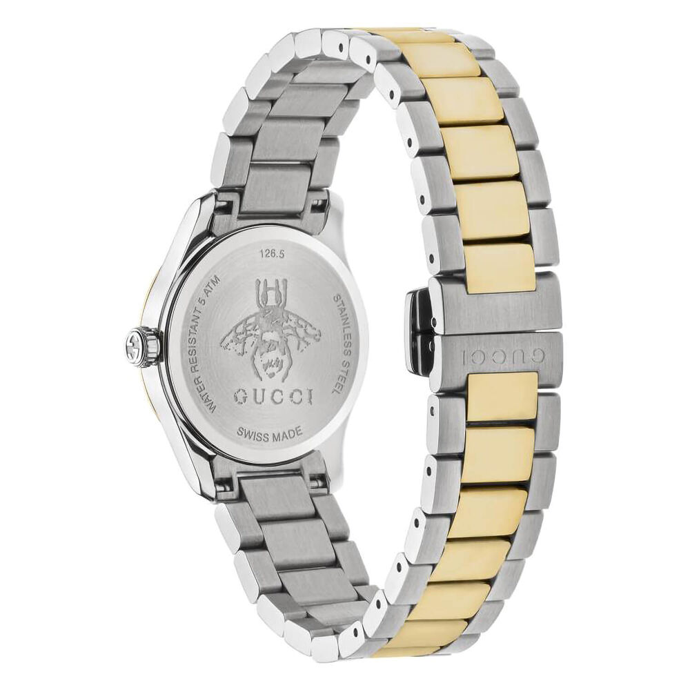 Gucci G-Timeless 27mm White MOP Dial Feline Motif Ladies' Watch