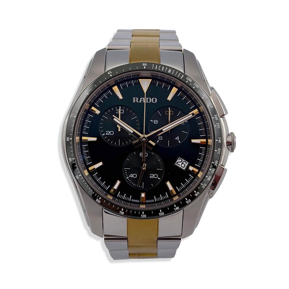 Pre-Owned Rado Hyperchrome 44.9mm Green Dial & Bezel Bracelet Watch