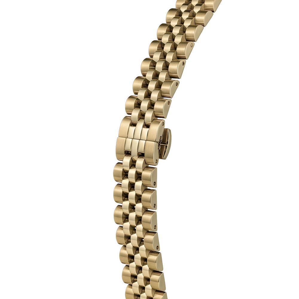 Vivienne Westwood Little Camberwell 29mm Champagne Dial Gold Steel Bracelet Watch image number 5
