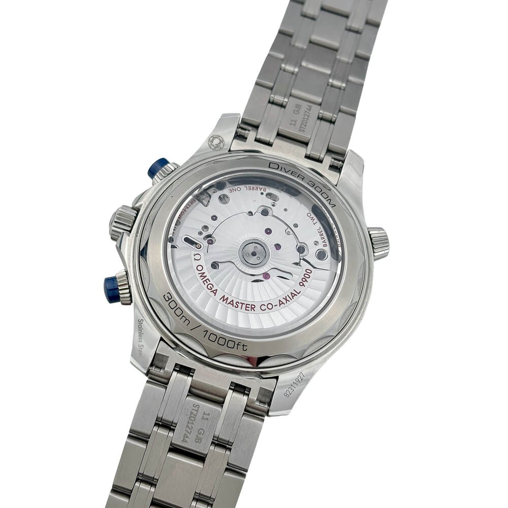 Pre-Owned OMEGA Seamaster Diver 300M Chronograph 44mm Grey Dial Steel Bracelet Watch image number 3