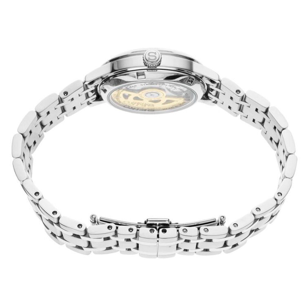 Seiko Presage Cocktail Time 'Cosmopolitan' 33.8mm Pink Dial Steel Bracelet Watch image number 2