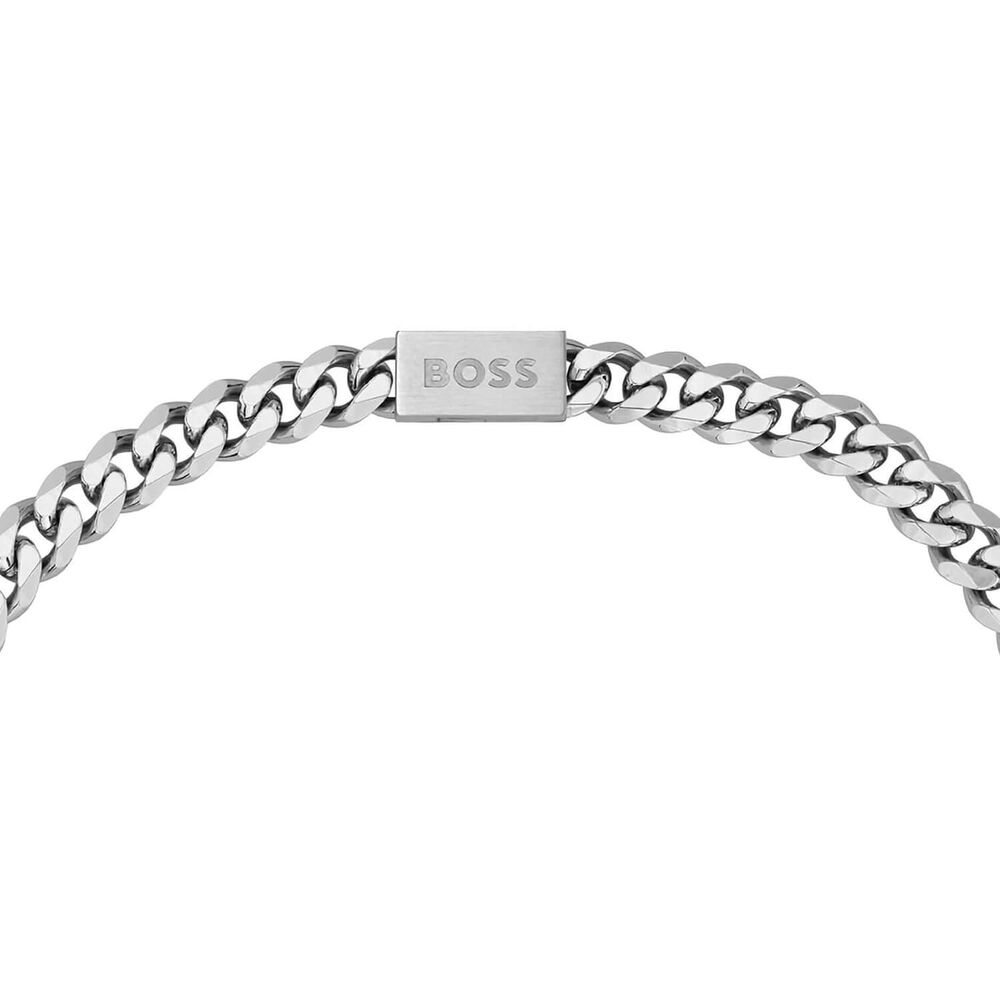 BOSS Gents Chain for Him Stainless Steel Necklace image number 2