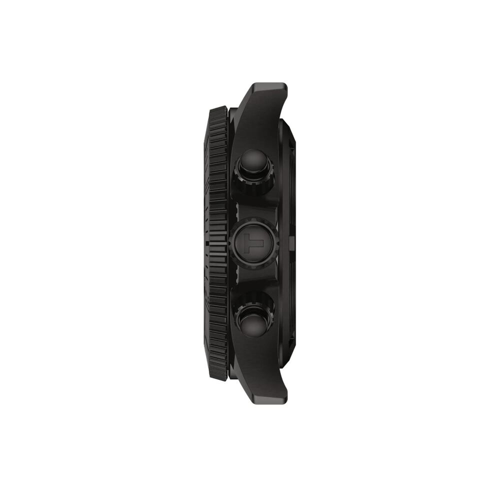 Tissot Seastar 1000 Quartz Chronograph 38mm Black Dial PVD Steel Bracelet Watch image number 3