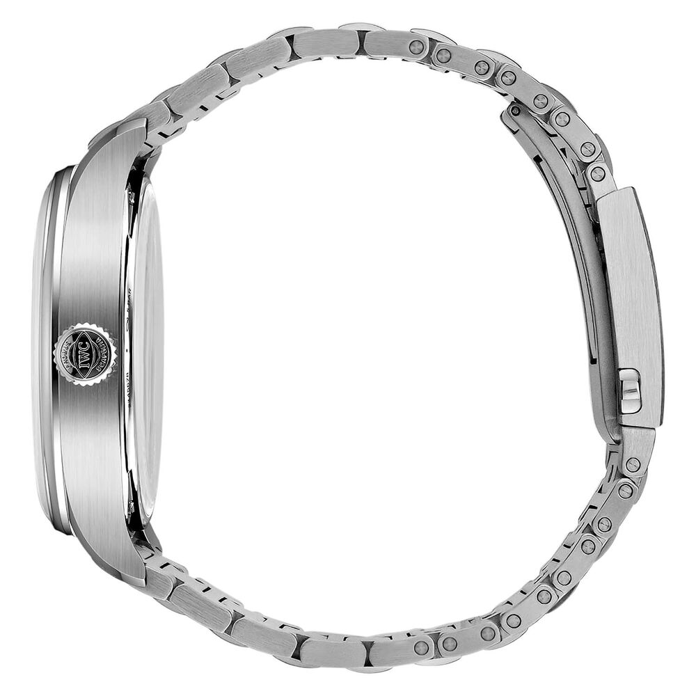 IWC Schaffhausen Portugieser Automatic 42 Blue Dial Steel Bracelet Watch image number 4