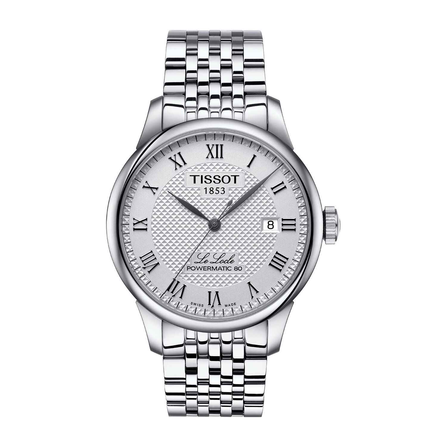 Tissot men's sales stainless steel watch