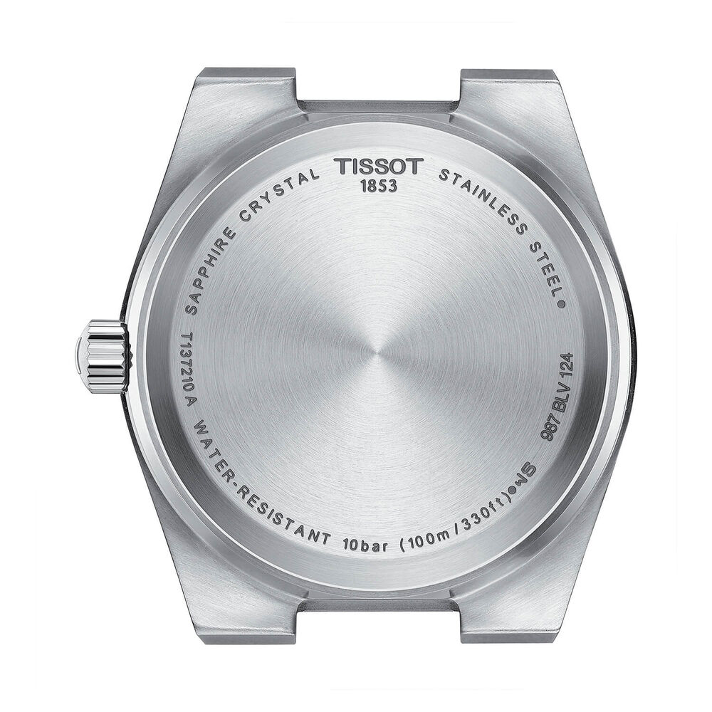 Tissot PRX 35mm Silver Dial Rose Gold Bezel Bracelet Watch image number 1