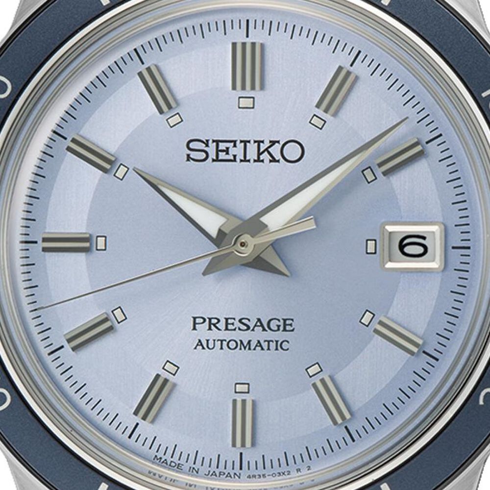 Seiko Presage Style 60s Limited Edition 39.5mm Blue Dial Bracelet & Strap Watch