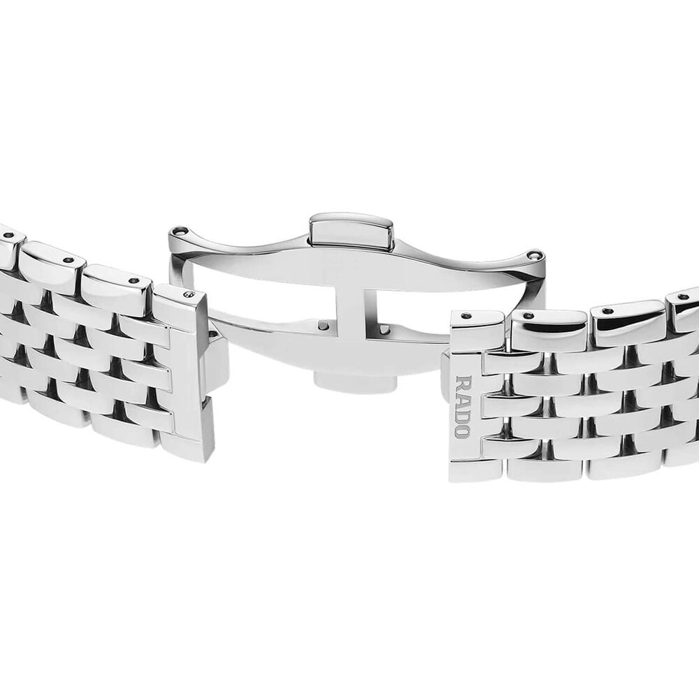 Rado Florence Automatic 39mm Blue Dial Diamond Dots Steel Bracelet Watch image number 4