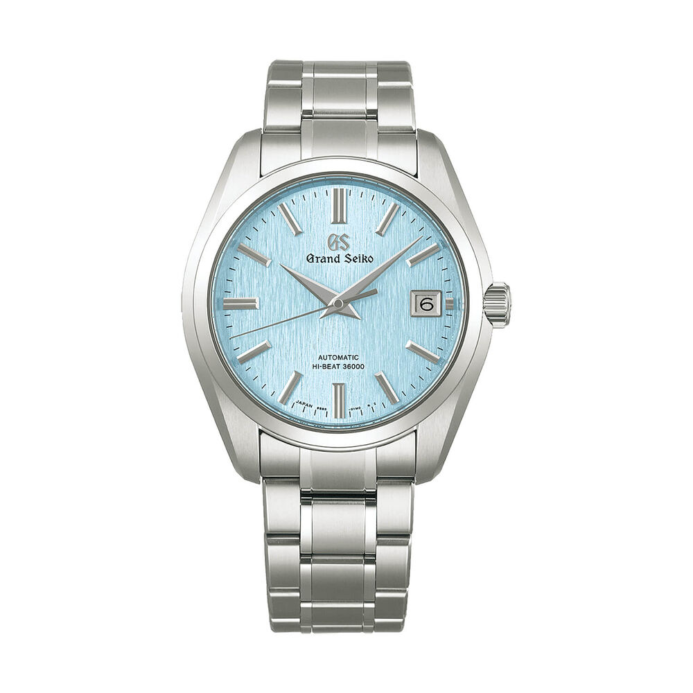 Grand Seiko ‘Icefall’ Hi-Beat 1998 Revival in Titanium 40mm Blue Dial Bracelet Watch