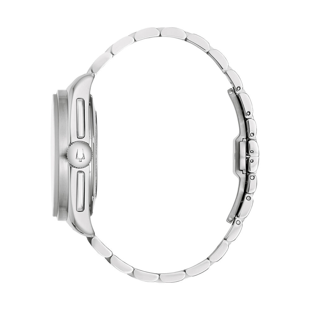 Bulova Lunar Pilot 43.5mm Black Dial Stainless Steel Bracelet Chronograph Watch