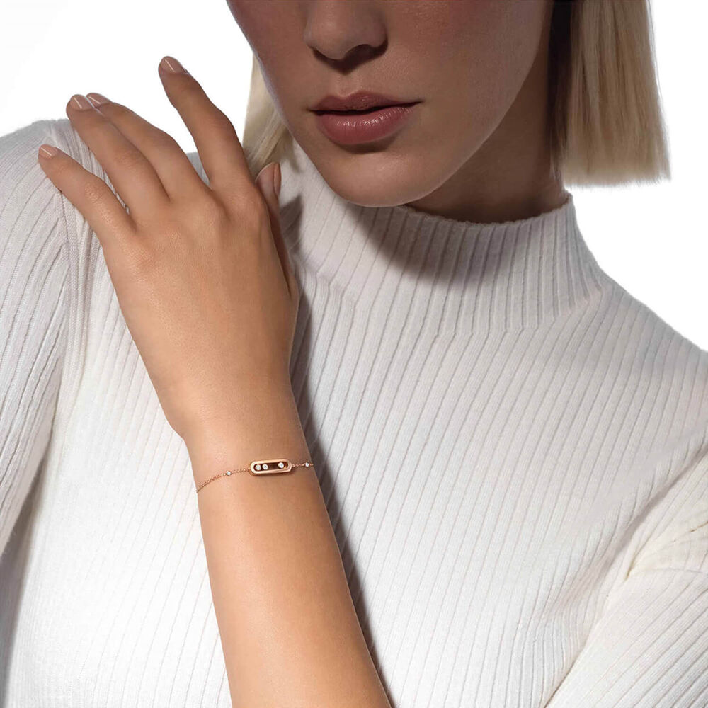 Messika Baby Move 0.10ct Diamond Rose Gold Bracelet image number 4