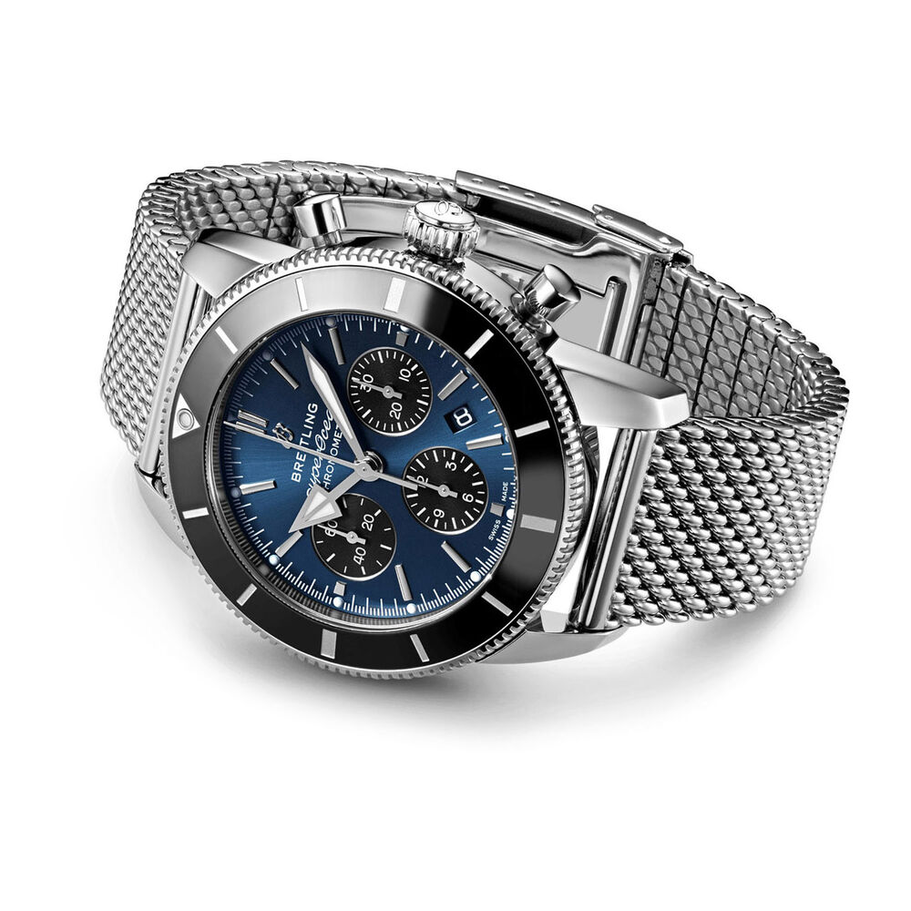 Breitling Superocean Heritage B01 Chronograph 44 Steel & Blue watch