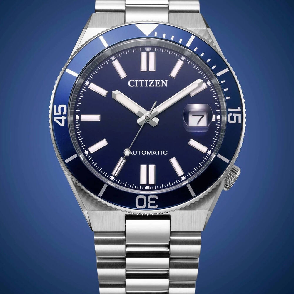 Citizen Tsuyosa 40mm Blue Dial Stainless Steel Bracelet Watch