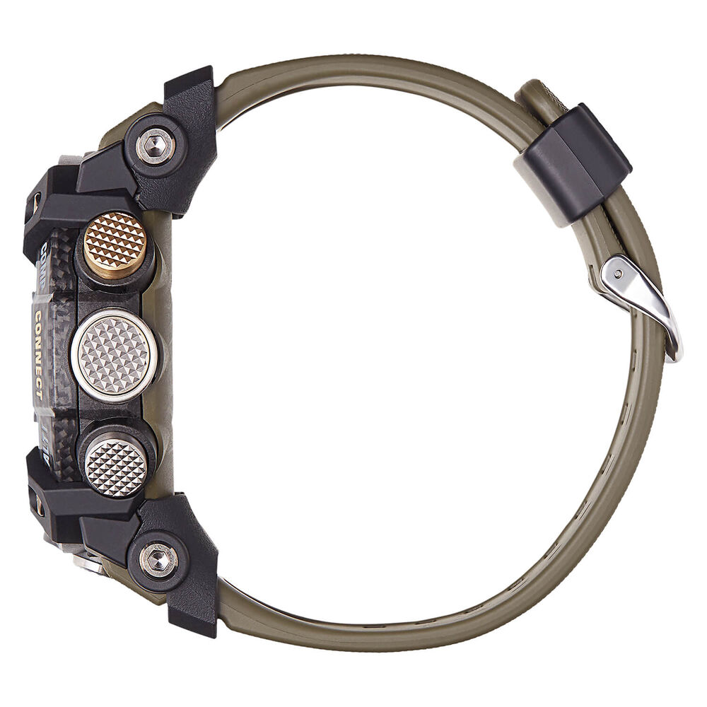 Casio G-Shock Mudmaster Carbon Case Multi Green Strap Watch image number 2