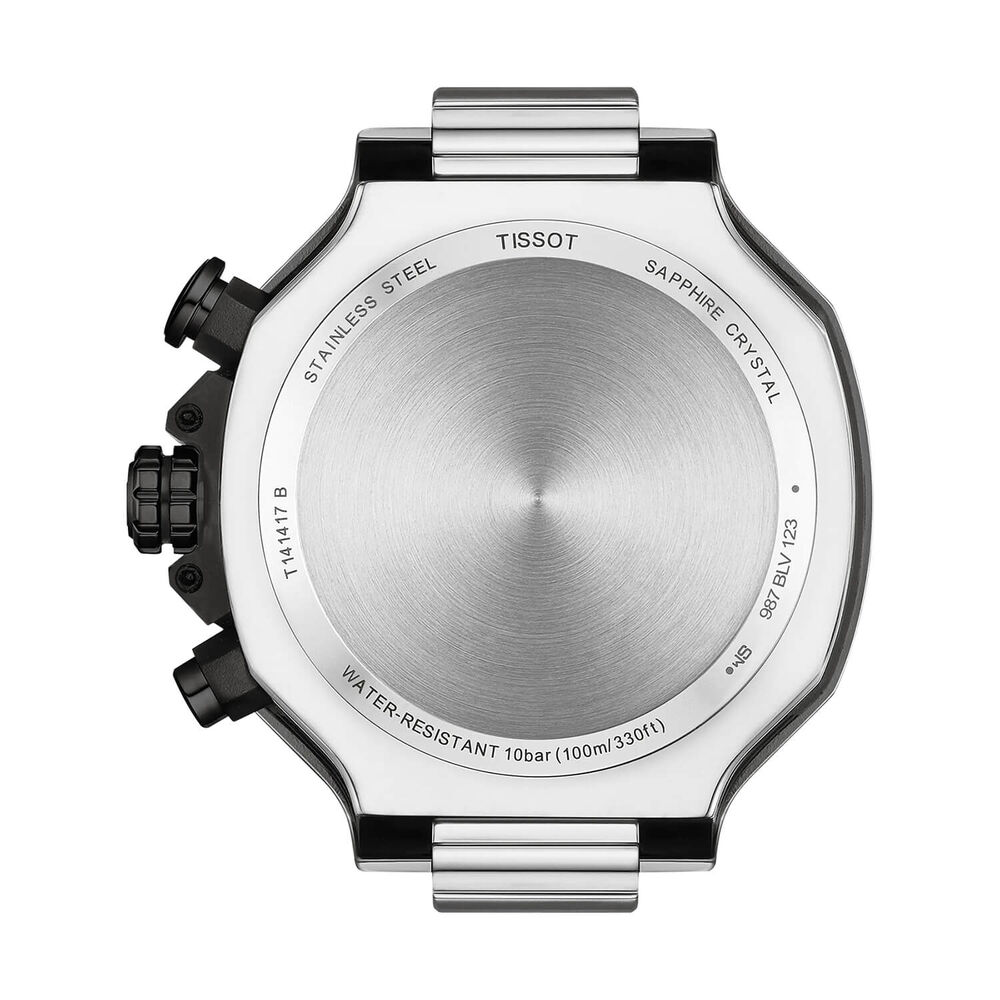 Tissot T-Race Chronograph 45mm Blue Dial Rubber Strap Watch