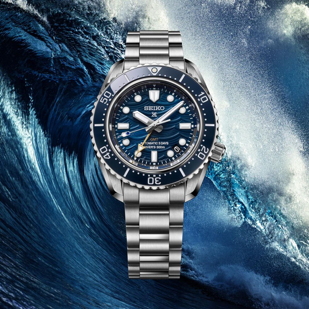Seiko Prospex 1965 Heritage Diver’s 60th Anniversary Edition 42mm Blue Dial Bracelet Watch image number 8