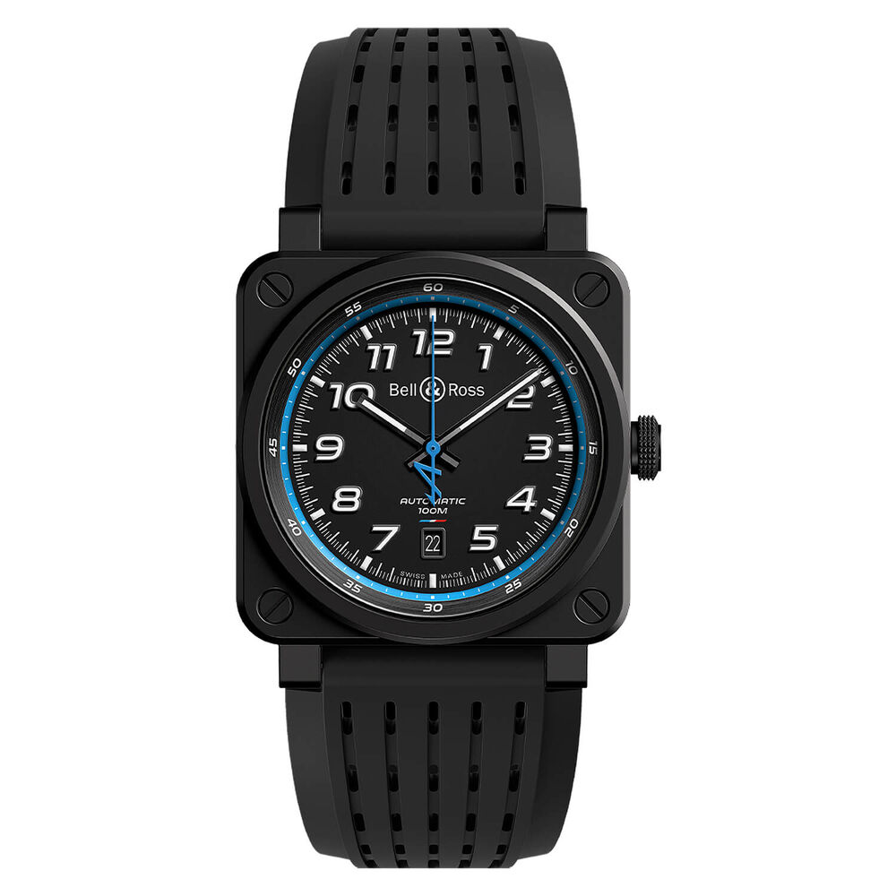 Bell & Ross Alpine Blue Limited Edition 42mm Black Dial Watch