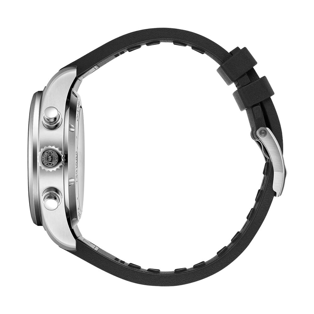 IWC Schaffhausen Pilot’s Chronograph APX GP 41mm Black Dial Rubber Strap Watch image number 4