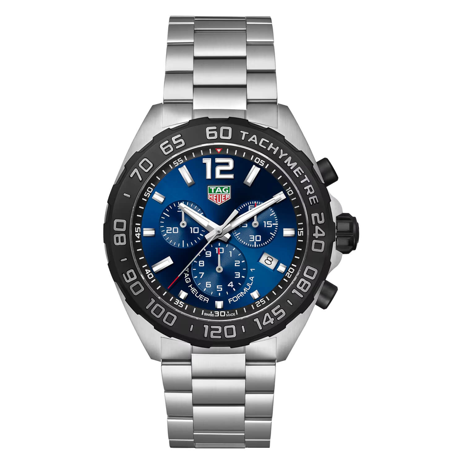TAG Heuer Formula 1 Chronograph 43mm Blue Dial Steel Watch