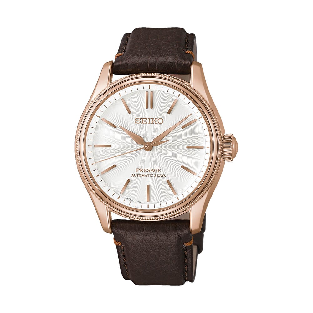 Seiko Presage Classic Series x Tomioka Silk Promotion Organisation White Shiro-neri Watch