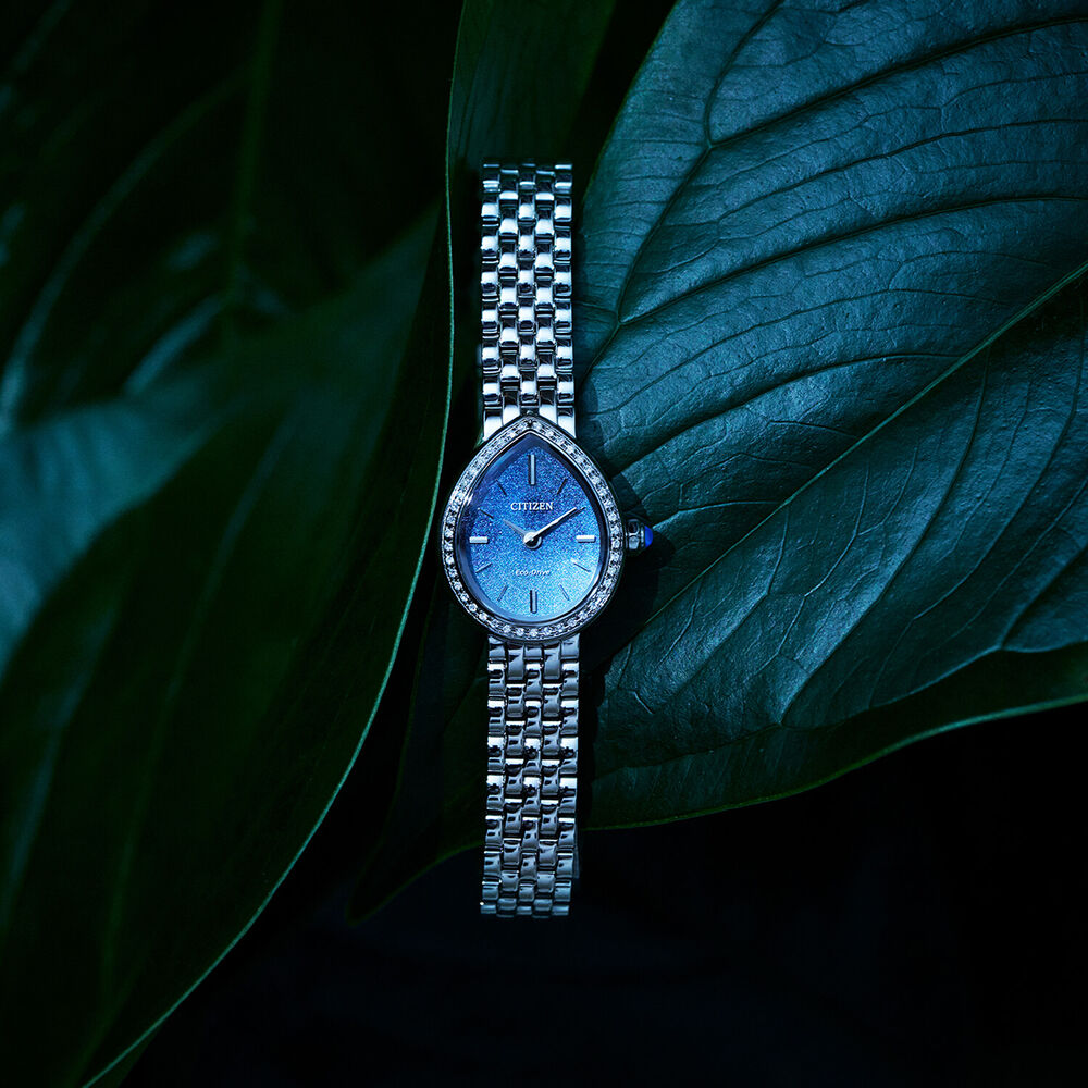 Citizen L Rainell 20mm Blue Dial Steel Bracelet Watch
