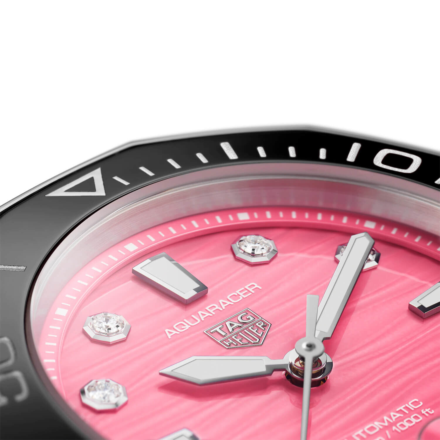TAG Heuer Aquaracer Professional 300 36mm Pink Dial Watch at