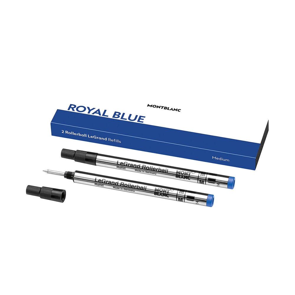 Montblanc Royal Blue Two Rollerball Legrand Medium Refills image number 0